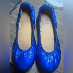 Tieks Sapphire Patent Flats